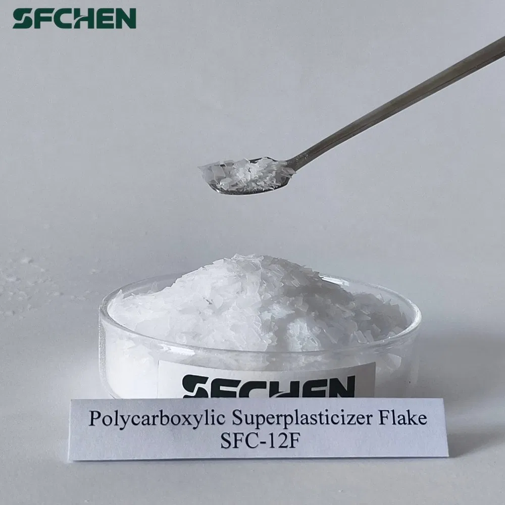 Sfc-12f 98% Content 32% Water-Reducing Rate Concrete Admixture Water Reducer PCE Polycarboxylate Superplasticizer in Precast and Various Engineering Concrete