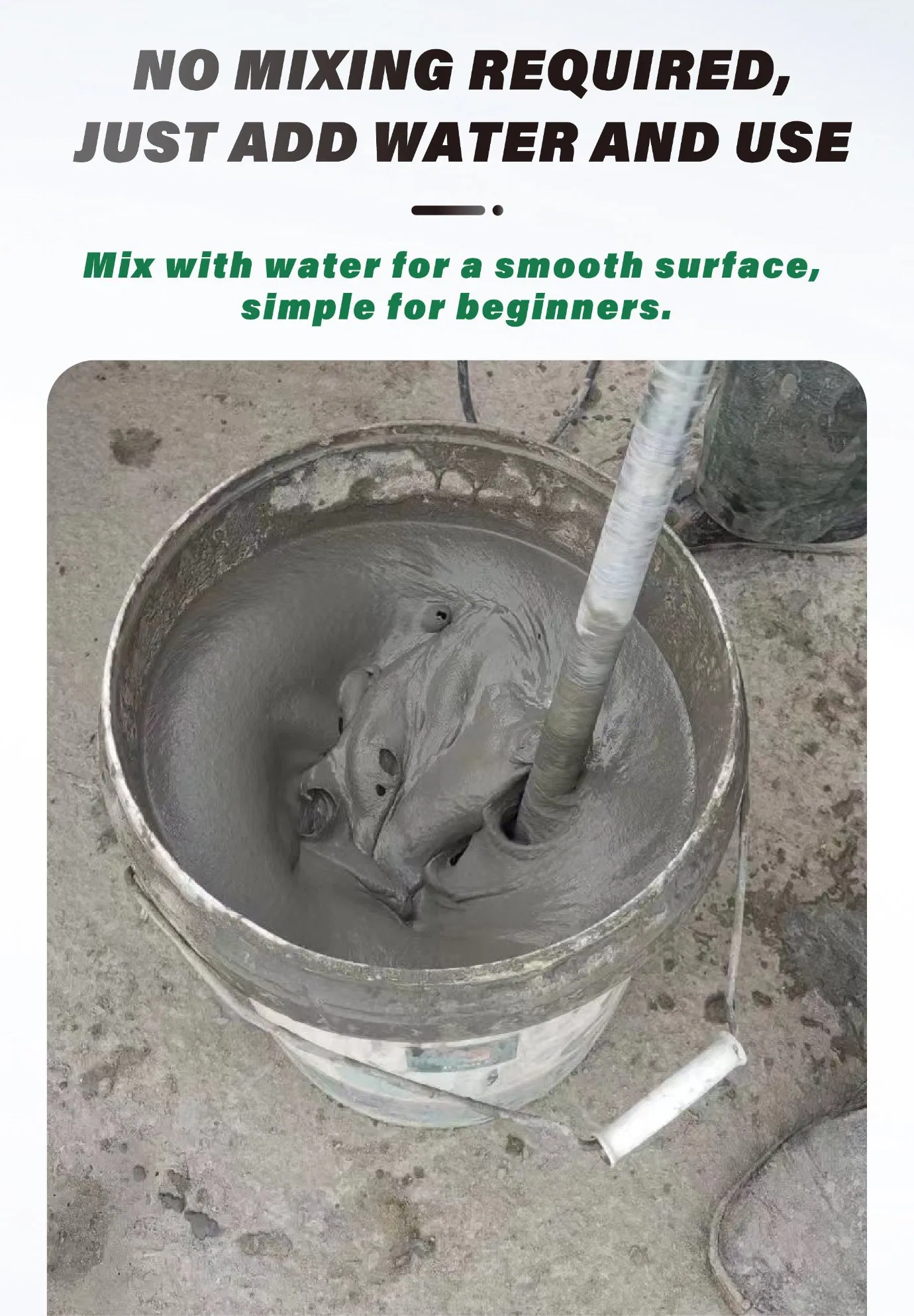 Self-Leveling Mortar with 1 Hour Walkable Time for Rapid Repairs