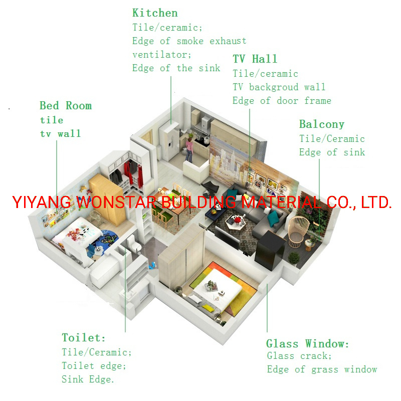 Hot Sales Low Price Ceramic Tile Grout Sealant Epoxy Tile Sealer Grout with Different Color