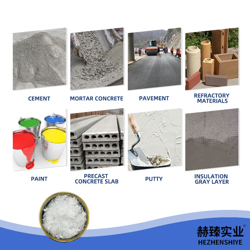 Polypropylene Fiber for Concrete Reinforcement Mortar Mixing and Road Construction Building Material
