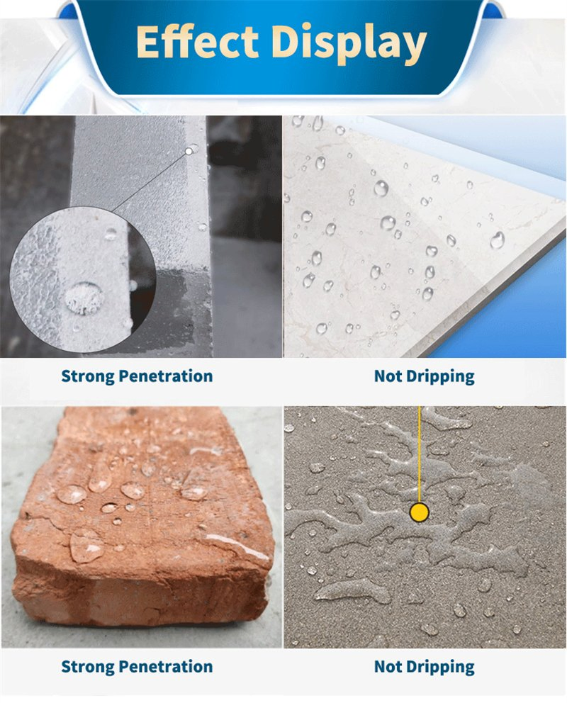 Nano-Permeable Waterproof Agent Breathable Moisture Proof Coating for Brick Concrete Wall