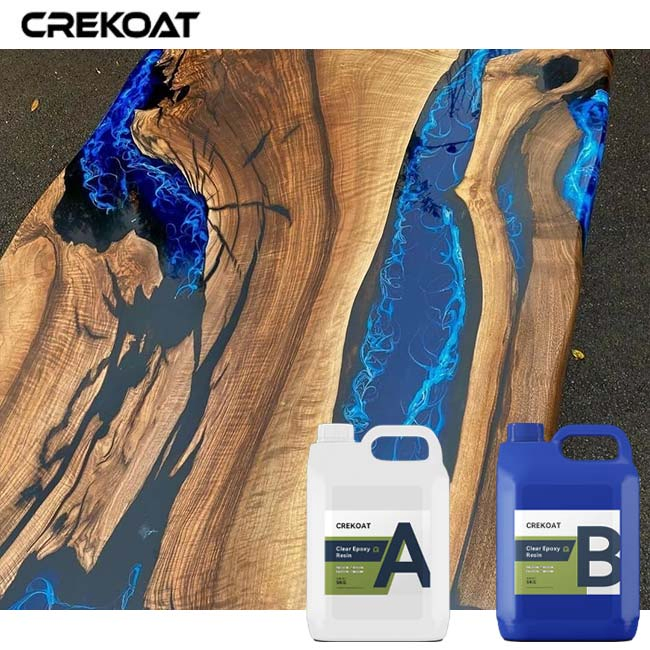 Bubble Free No Yellowing Deep Pour Resin for Casting River Table