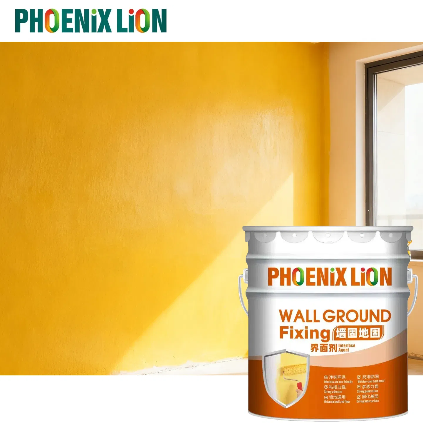 Phoenix Lion Antiseptic Paint Leveling Agent for Wall Interface