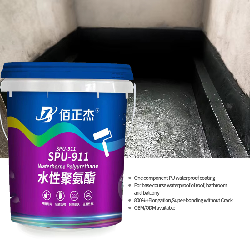 Oil Based PU Primer Polyurethane Waterproof Coating for Foundation Concrete