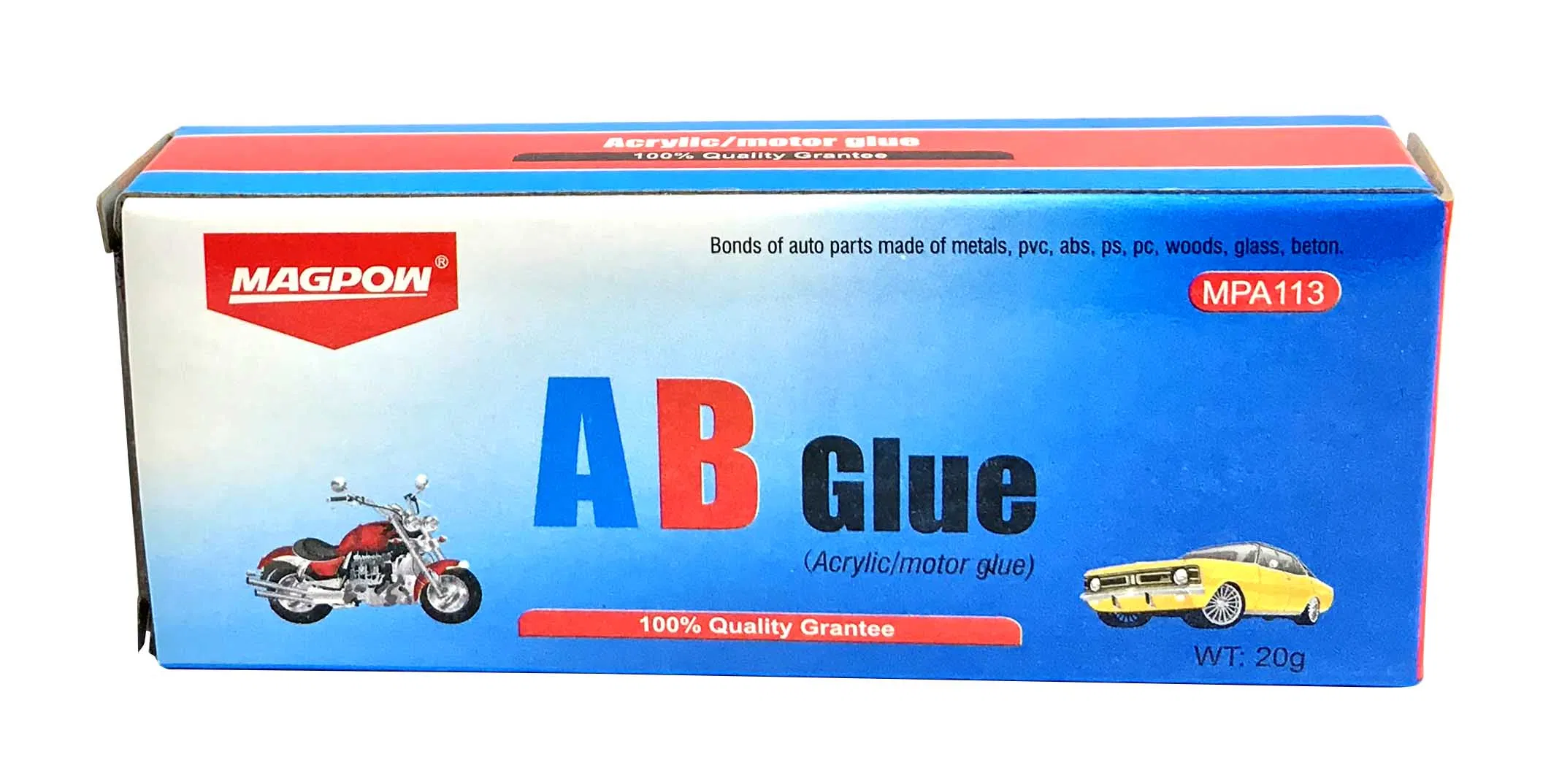 Fast Bonding Modified Acrylic Self-Bonding Epoxy Adhesive Ab Glue