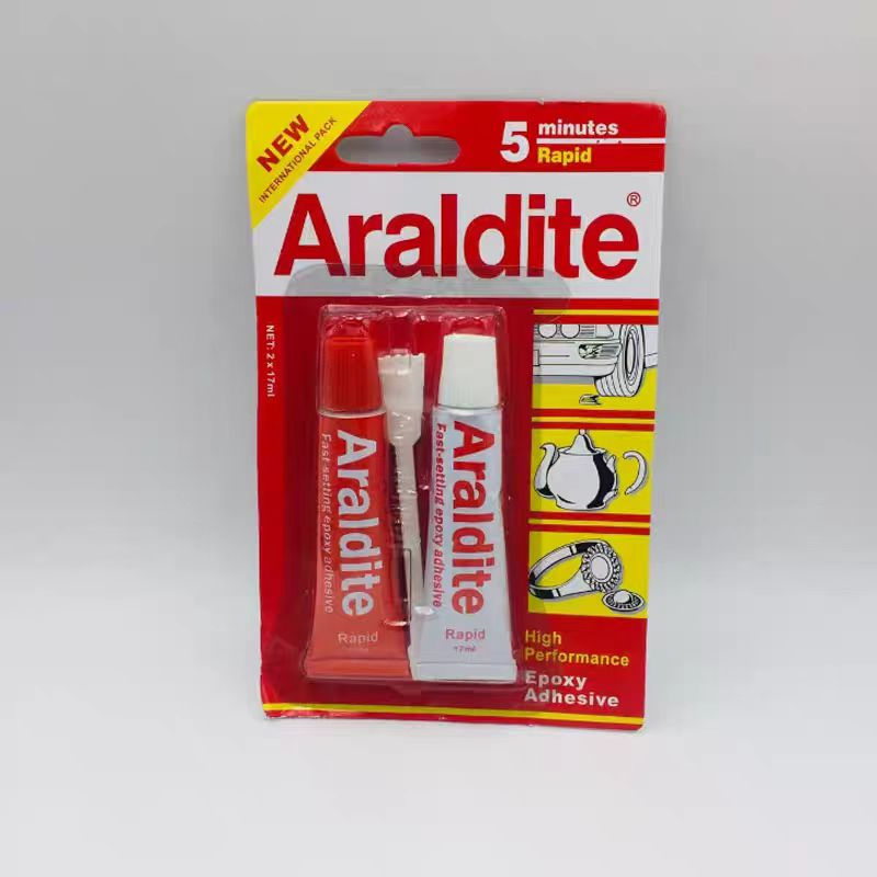 Zy18 Araldite 5-Minutes Rapid Epoxy Double Component Transparent Ab Adhesive Setting Structural Adhesive
