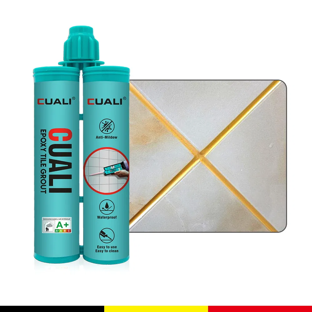 Non Shrink Two Parts Cartridge Construction Epoxy Tile Grout