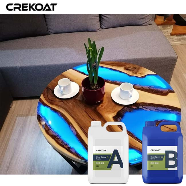 No Bubbles No Yellowing 1 Gallon Deep Cast Resin for Table Artworks