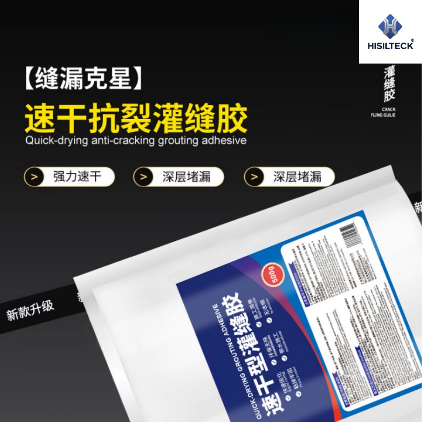 Waterproof Crack Filler Waterproof Quick-Curing Silicone Liquid Grouting Adhesive Sealant for Concrete Joint, Caulking and Repair