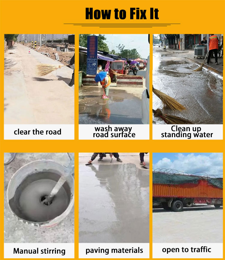 Hardening Wear Resistant Concrete Resurfacer Driveway Repair Patch Material Concrete Pool Deck Resurfacing Concrete Filler Repair