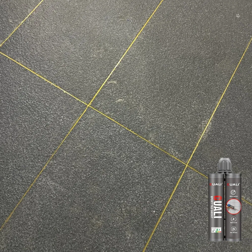 Wholesale Supplier Cuali Two-Tube Epoxy Grout OEM/ODM Waterproof Anti Mold Non Shrink for Indoor Outdoor Projects