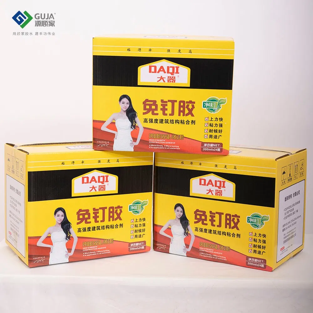 High-Bearing Capacity Epoxy Sbs Sealant Glue Strong-Bonding Free Silicone for Liquid Nails Adhesive for Construction Woodworking