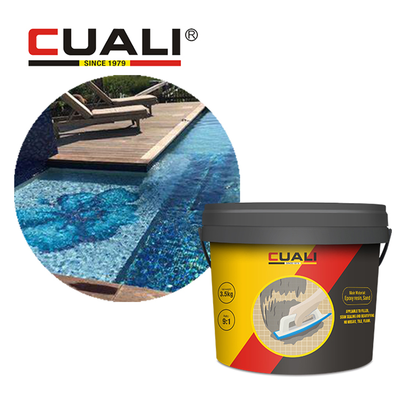 Used for Swimming Pool Floor Paving Durable Anti-Yellowing Good Long-Lasting Performance Epoxy Grout