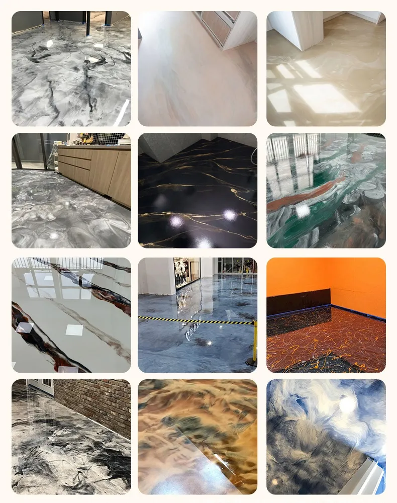 Metallic Floor Effect