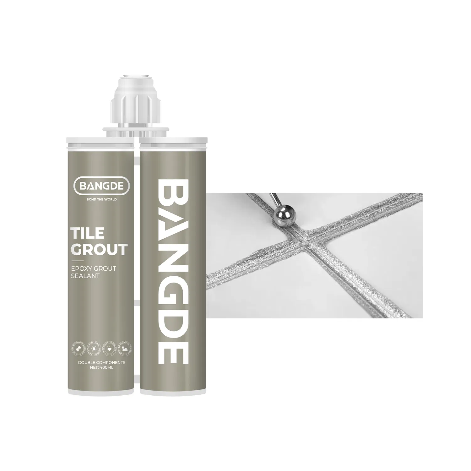 Double Tube Epoxy Tile Grout Whole Selling Home Decorative Non Shrink Colorful Waterproof Ceramic