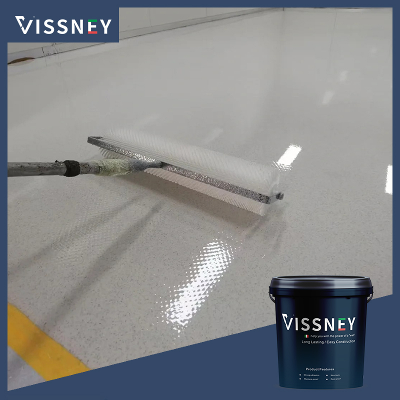 Glossy House Paint Epoxy Floor Coating Self Leveling Flooring Custom Color Commercial-Grade