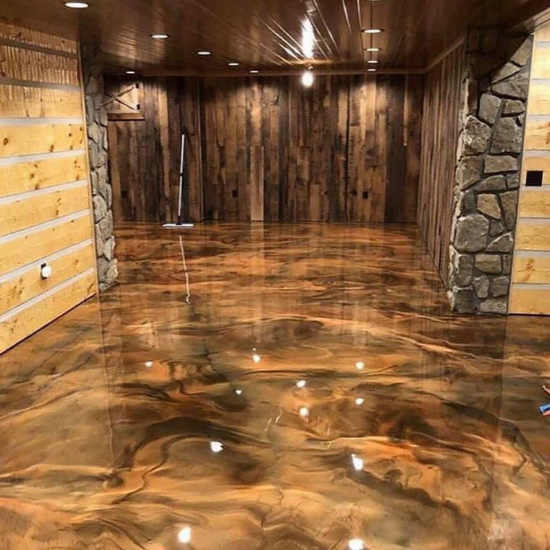 CNMI 2 Parts Clear Liquid Epoxy Resin for Deep Pouring River Table Resin AB Glue Pure Epoxy Clear Crystal