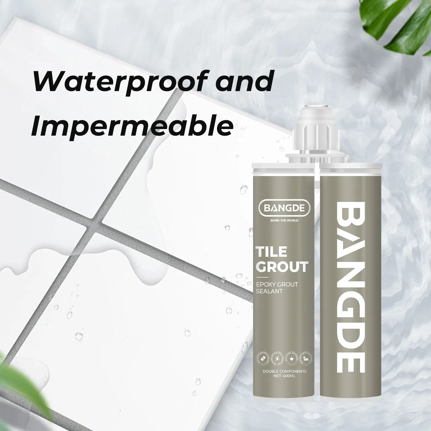 Double Tube Epoxy Tile Grout Whole Selling Home Decorative Non Shrink Colorful Waterproof Ceramic