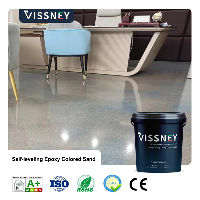Chemical Resistant Indoor Paint Epoxy Floor Coating Self Leveling Flooring Smooth Finish