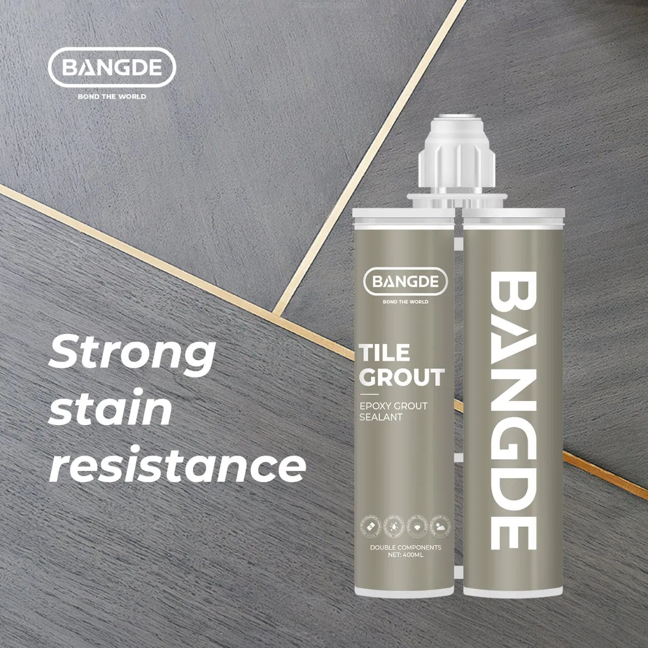 Double Tube Epoxy Tile Grout Whole Selling Home Decorative Non Shrink Colorful Waterproof Ceramic