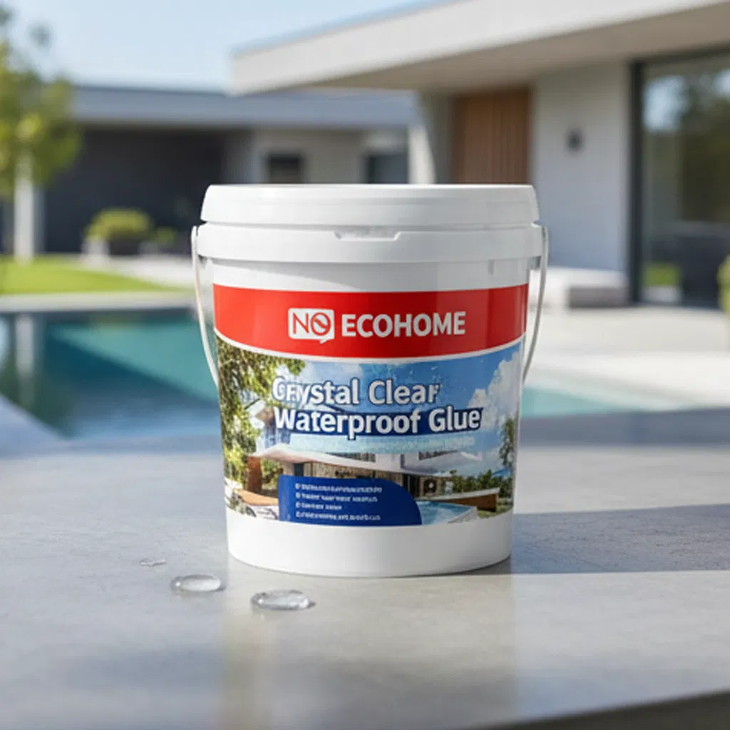 Professional Grade Crystal Clear Waterproof Coating for Concrete Crack Repair Protection System