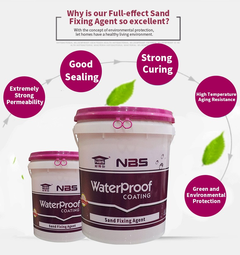 Nbs Sand Fixing Agent for Old Building Old Wall Sandy Wall Loosen Wall Waterproofing Crack Leakage Repair