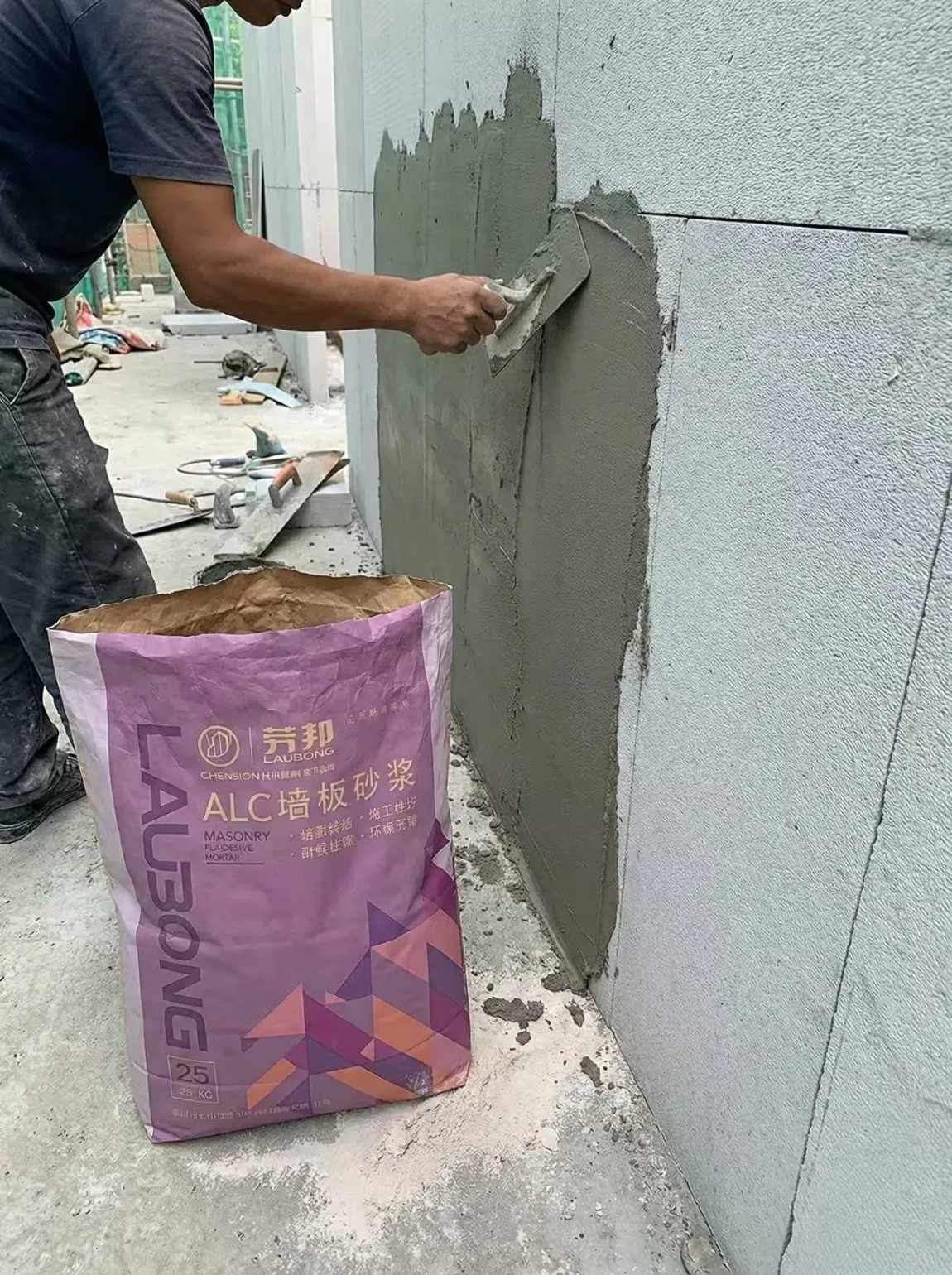 High Strength Alc/AAC Wall Panel Adhesive Mortar for Masonry Plastering