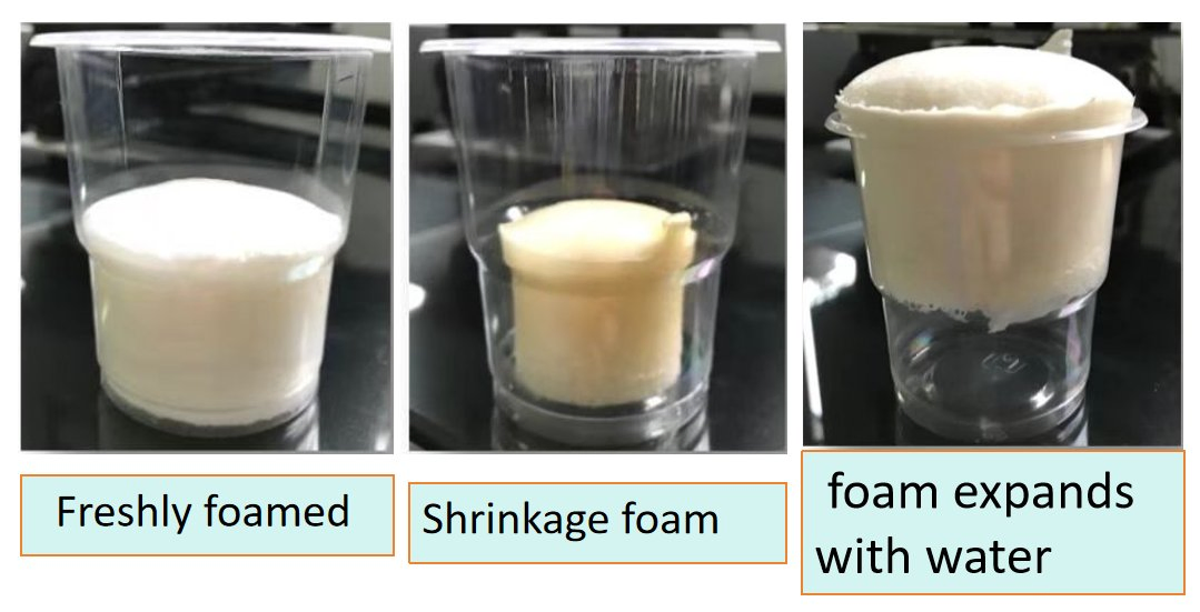 PU Waterproof Leak Repair High Elastic PU Foam Grouting Material