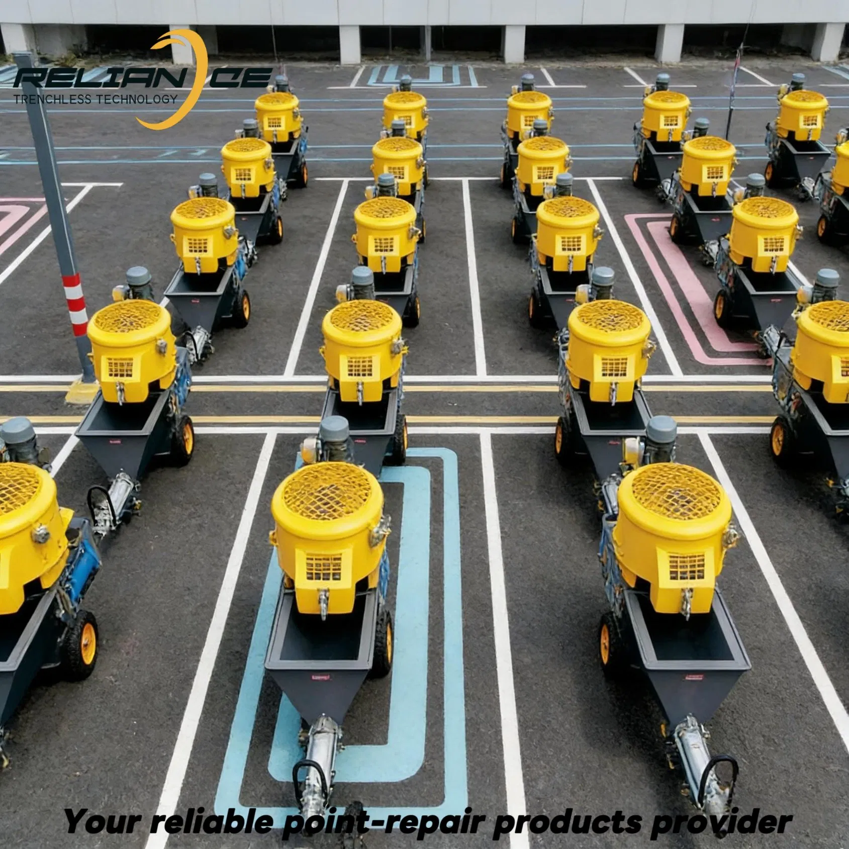 Trenchless Mortar Spraying Equipment for Structural Rehabilitation and Reinforcement