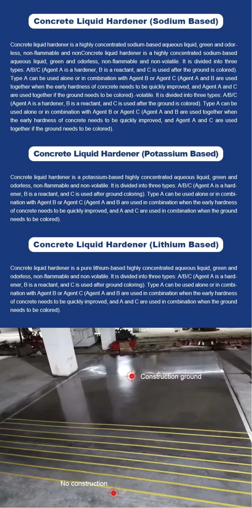 Liquid Cement Curing Agent