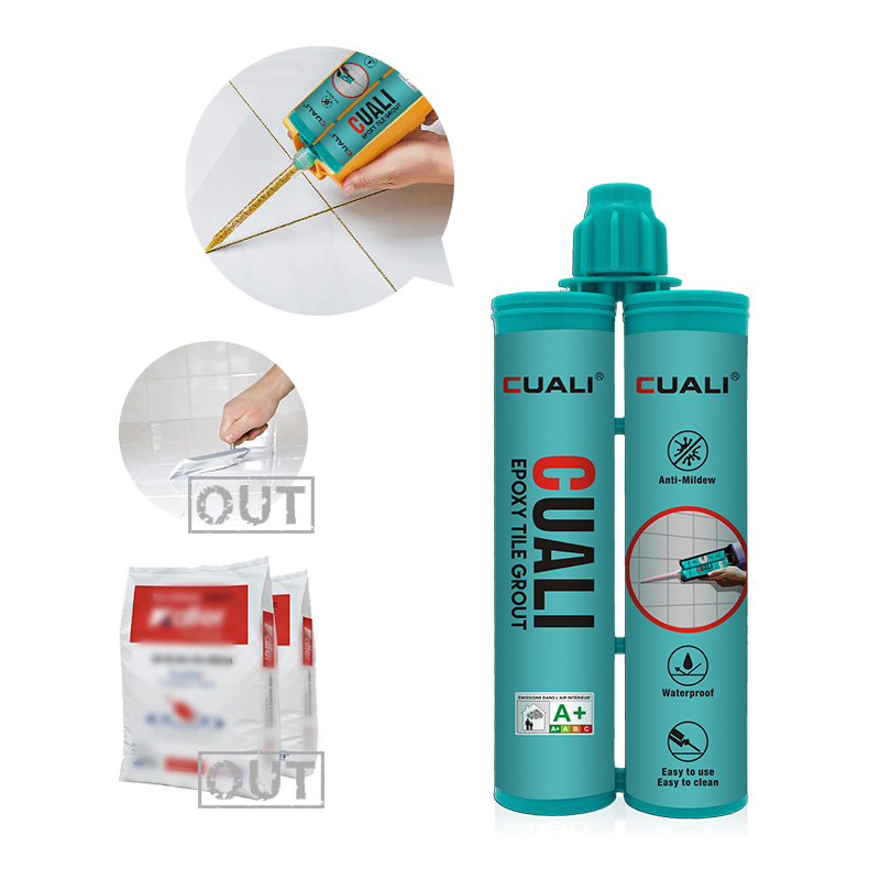 Waterproof Factory Price Non-Shrinkable Stain Resistance Epoxy Tile Grout Sealant for Shower Room
