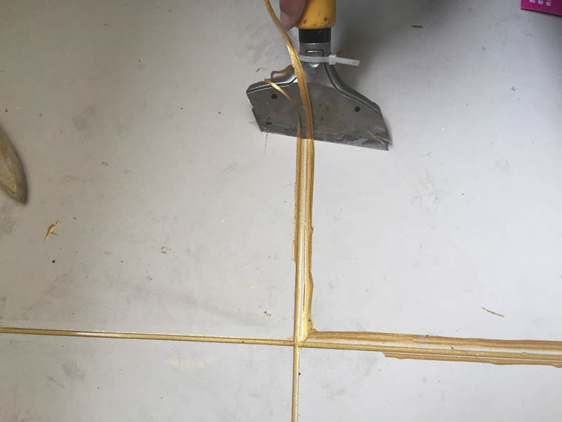 Non-Shrink High Hardness Durable Home Dining Room Double Components Epoxy Grouting Gun Epoxy Grout for Mosaic Tiles