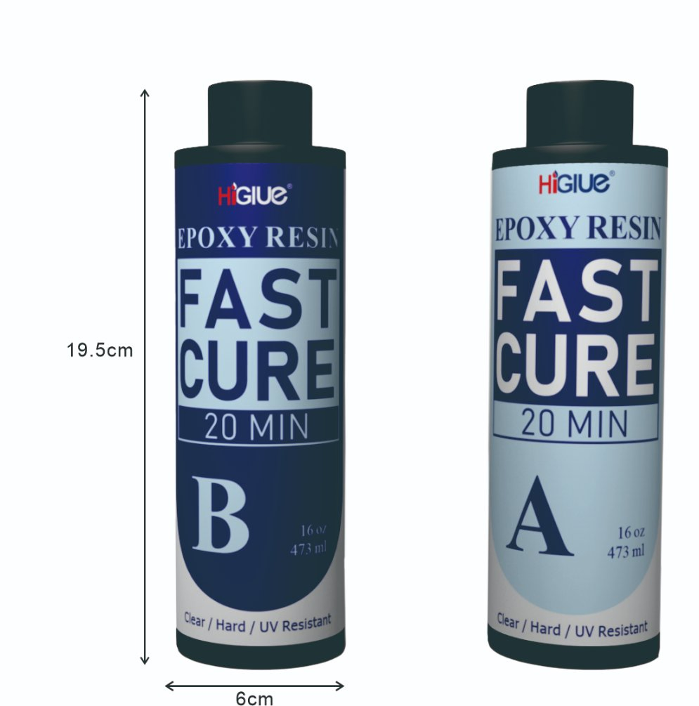 Multi Purpose Non Toxic Epoxy Resin Adhesive for DIY Resin Furniture with Self Leveling