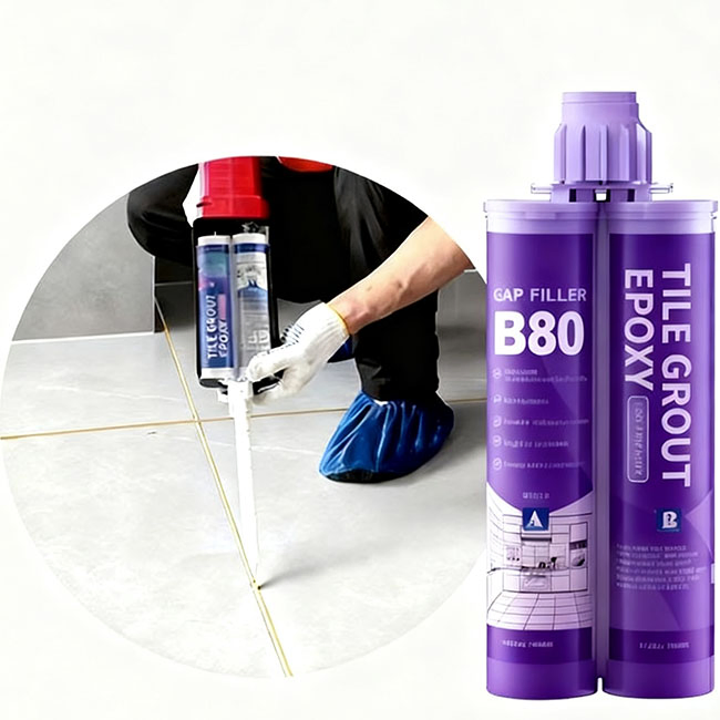 Floor High Strength Non Shrink Durable Long Lasting Dark Grey White Polyurethane Grout