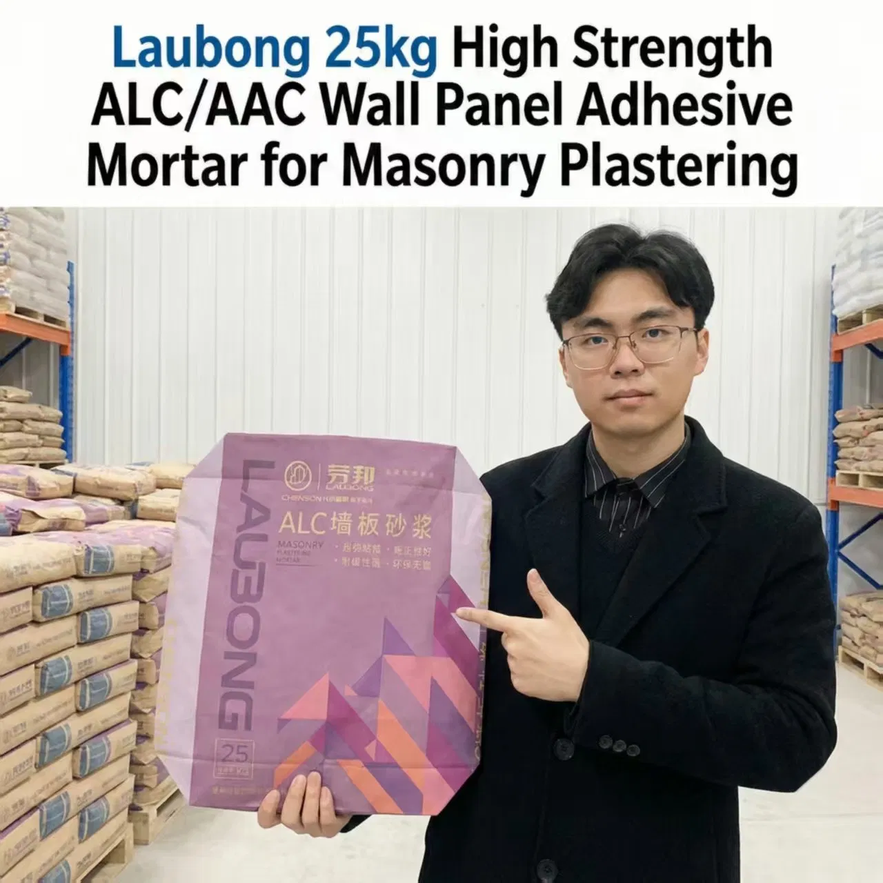 High Strength Alc/AAC Wall Panel Adhesive Mortar for Masonry Plastering