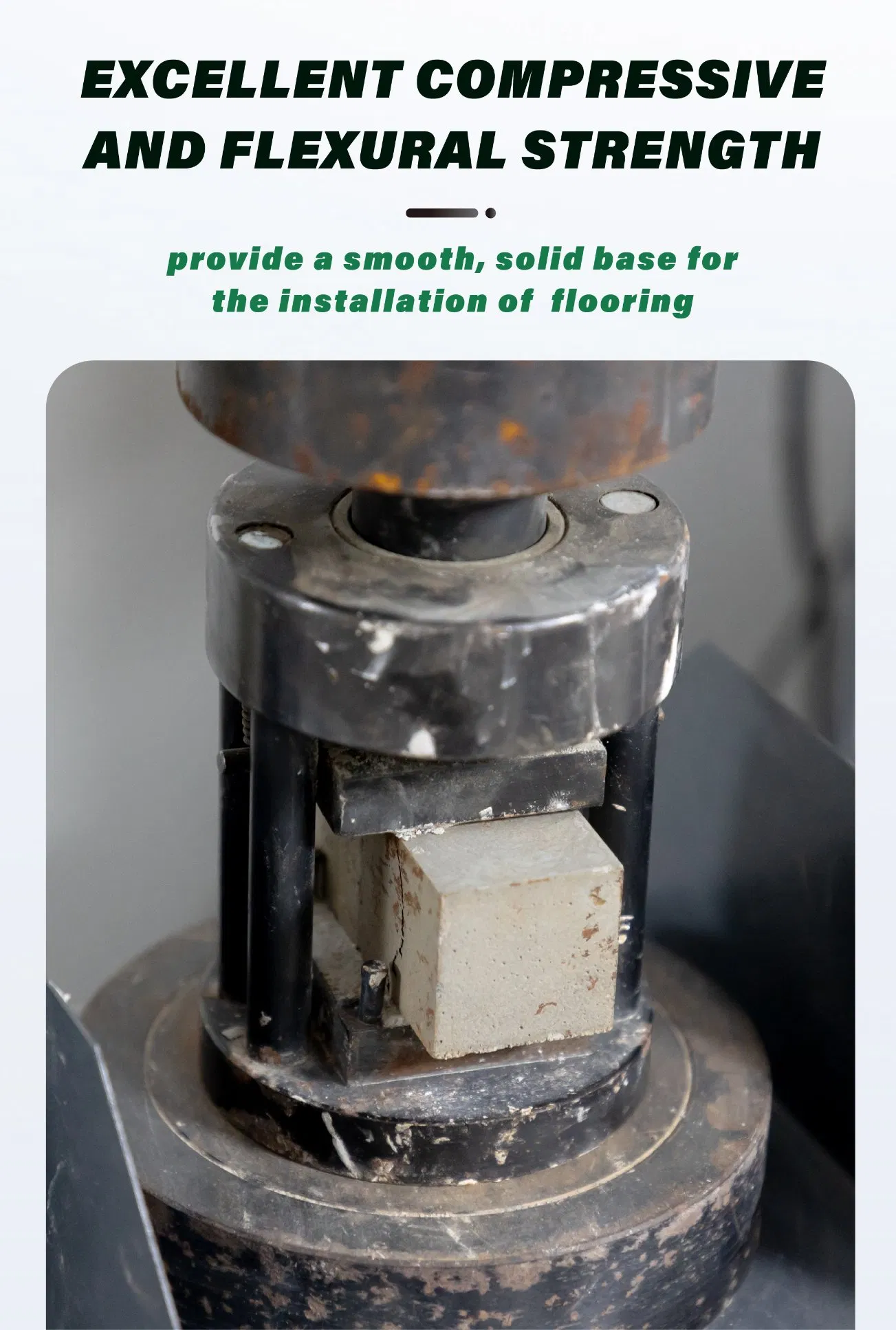 High Ductility Levelling Compound for The Installation of Flooring