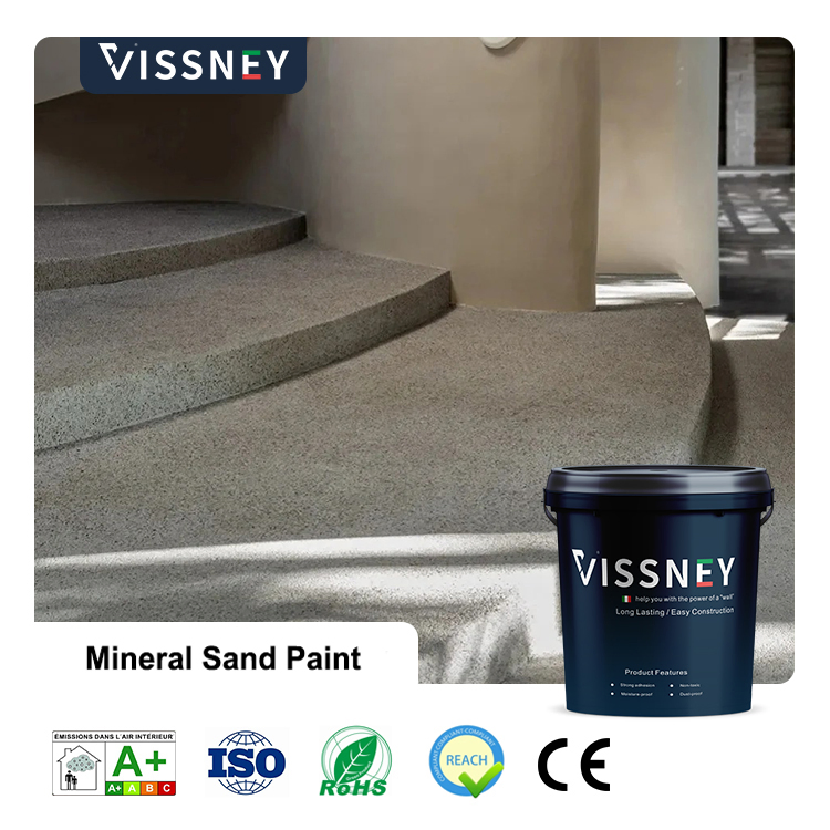 Vissney Epoxy Terrazzo Flooring: Epoxy Resin Grindstone Floor Paint Coating