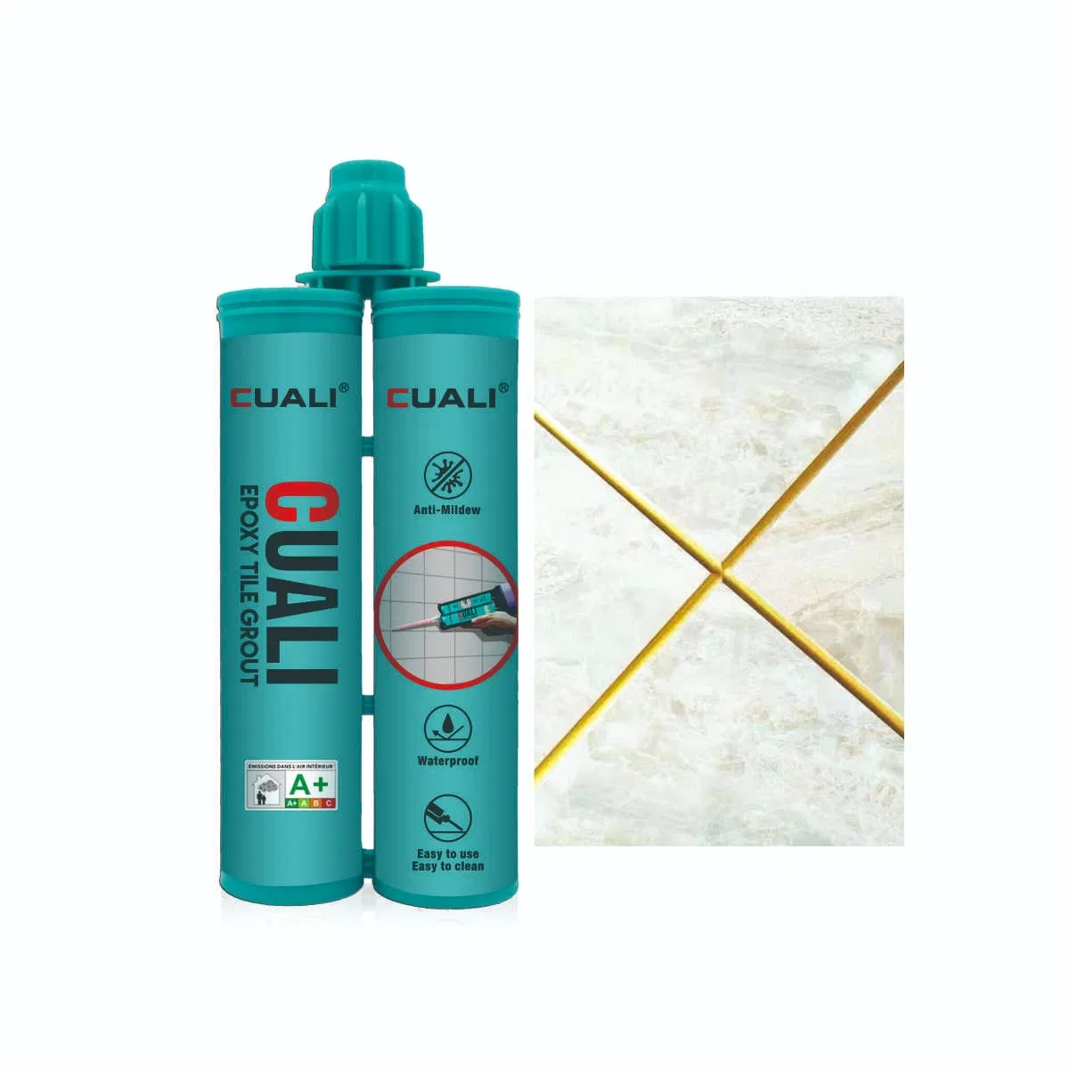 Waterproof Factory Price Non-Shrinkable Stain Resistance Epoxy Tile Grout Sealant for Shower Room