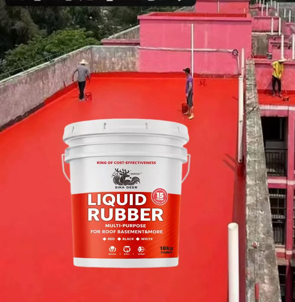 Environmentally Friendly Water-Based Acrylic Liquid Rubber Coating