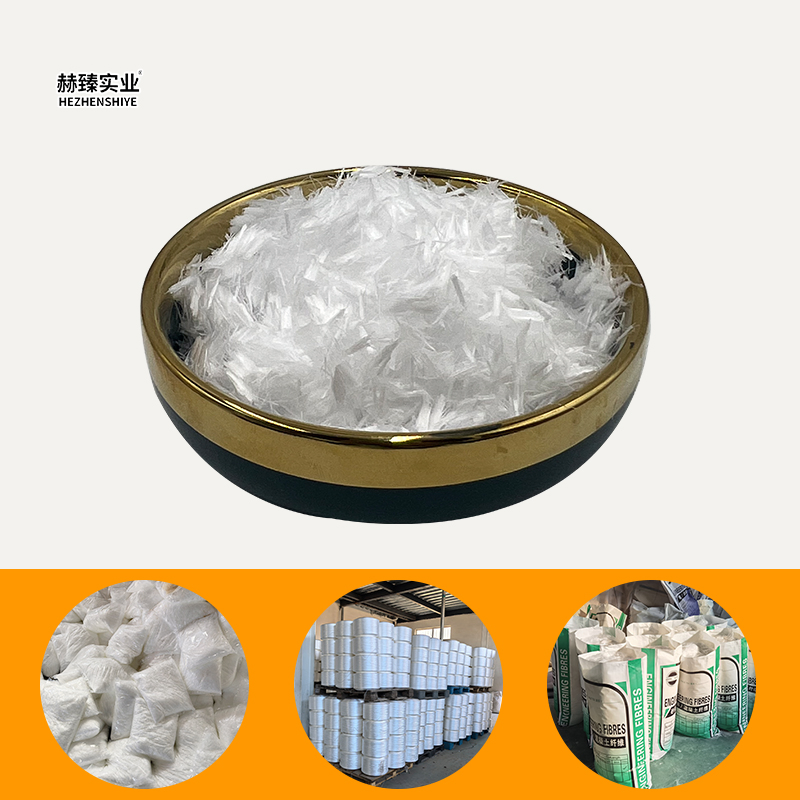 Polypropylene Fibers High Strength Crack Resistant for Concrete Mortar Building Reinforcing Materials