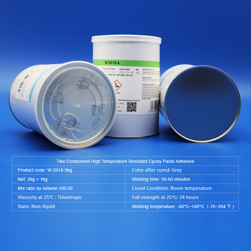 2018 3kg Tin Can Ab Epoxy Glue Resistant 284f Strong Bond Electrical Equipment Wing Sail Boom Motor Metal Hand Mixing Structural Adhesive