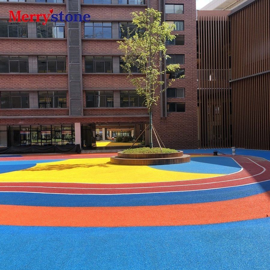 Custom High Quality Pebble Epoxy Weather-Resistant Floor Coating with Outdoors for Concrete Surface