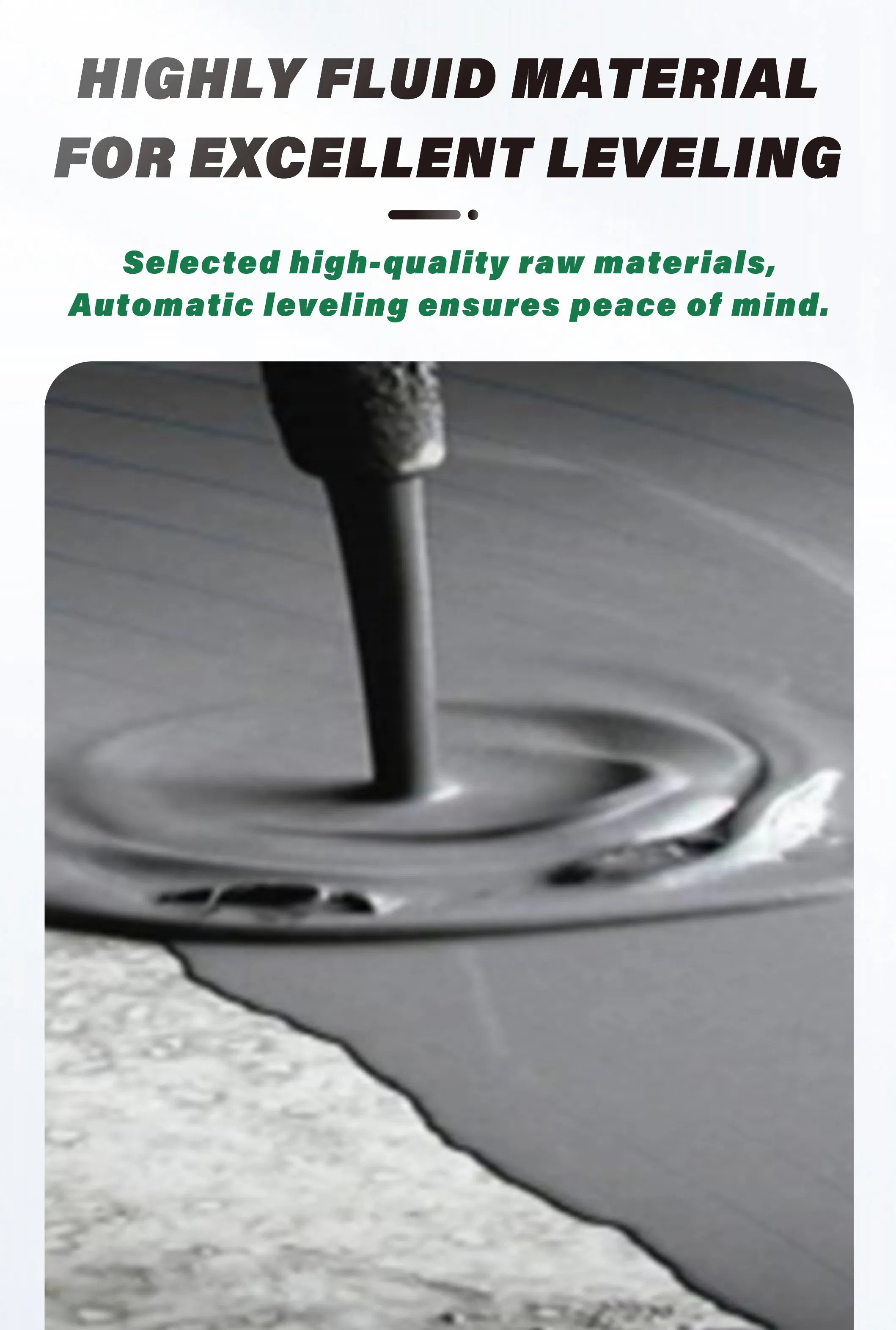 Self-Leveling Mortar with Fast Drying Time and Low Consumption Rate