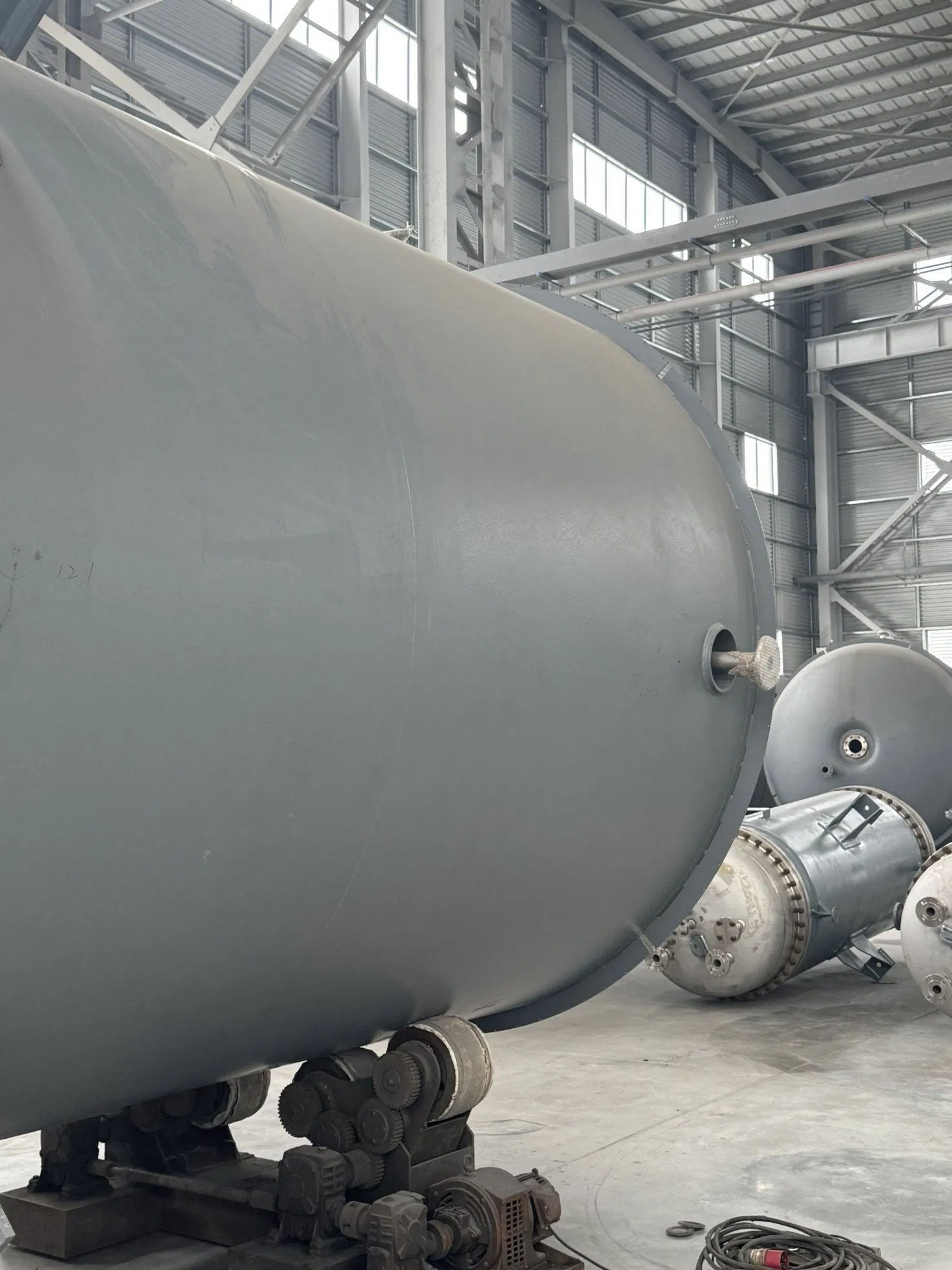 500t-Level Pilot-Scale Plant's Atmospheric Pressure Micro-Positive Pressure Reactor The Material Reliable