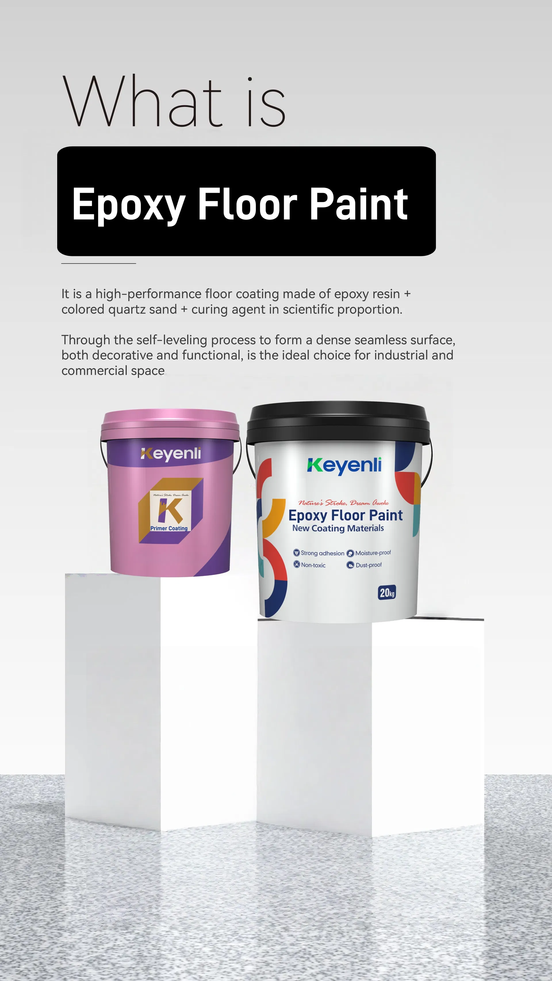 Epoxy Color Sand Floor Paint