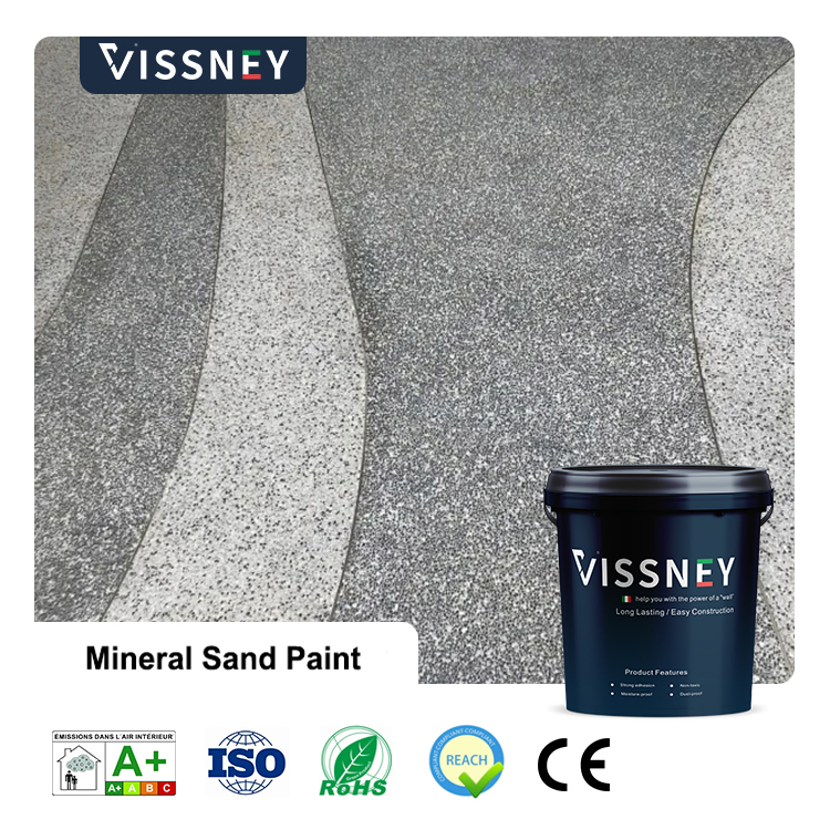 Vissney Epoxy Terrazzo Flooring: Epoxy Resin Grindstone Floor Paint Coating