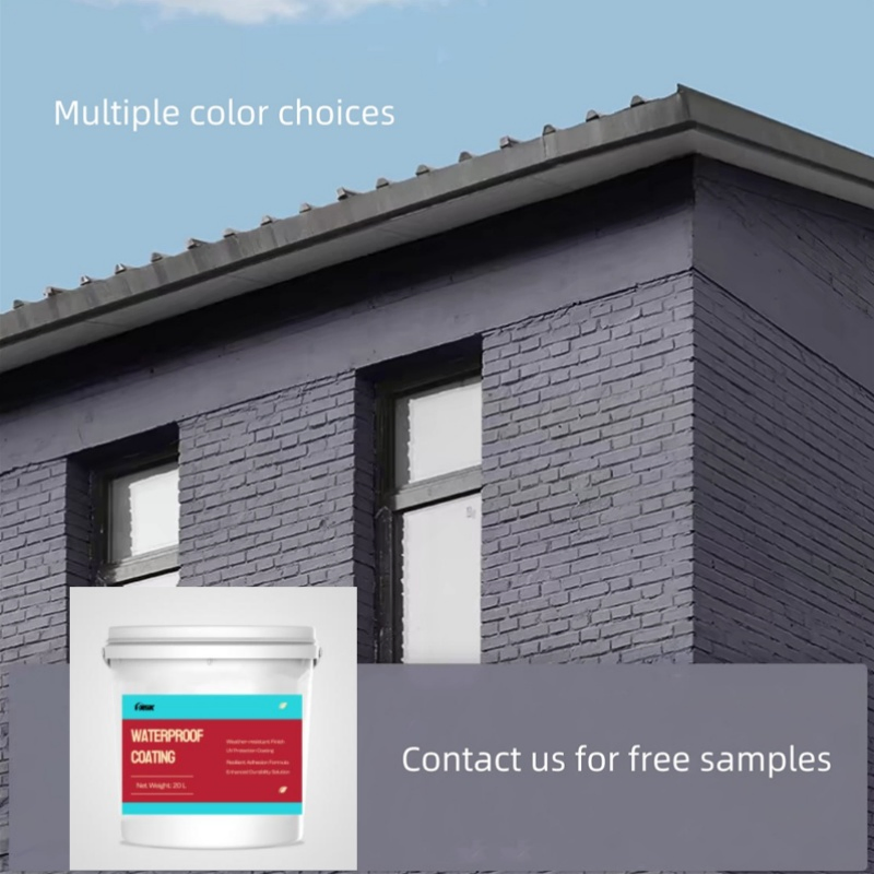 Cold-Applied Waterproof Coating for Roof Leak Repair and Maintenance