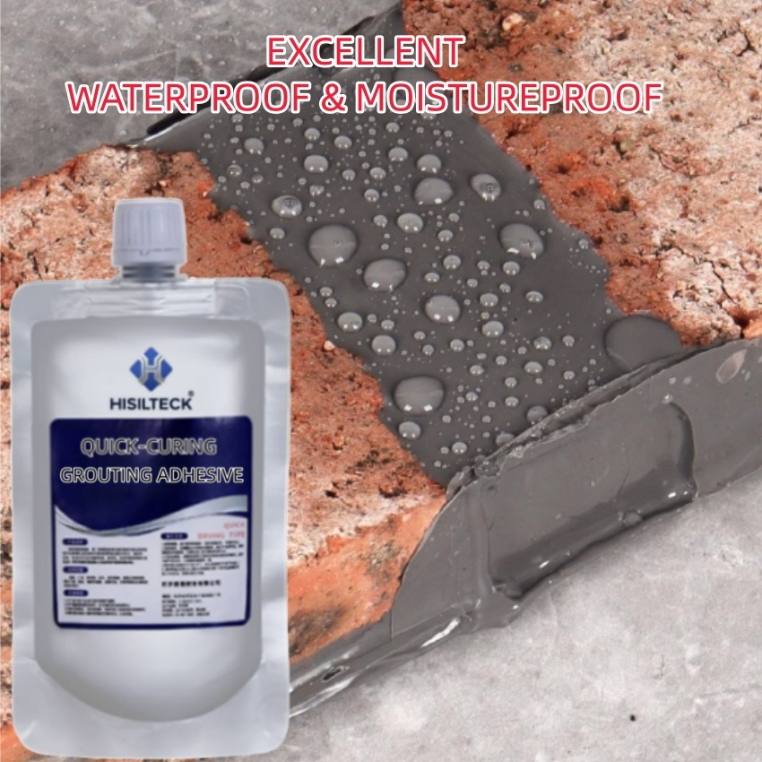 Waterproofing Concrete Crack Filler Quick-Curing Ms Silicone Liquid Grouting Compound Repair Adheisve Sealant for Road, Square, Wall, Roof etc