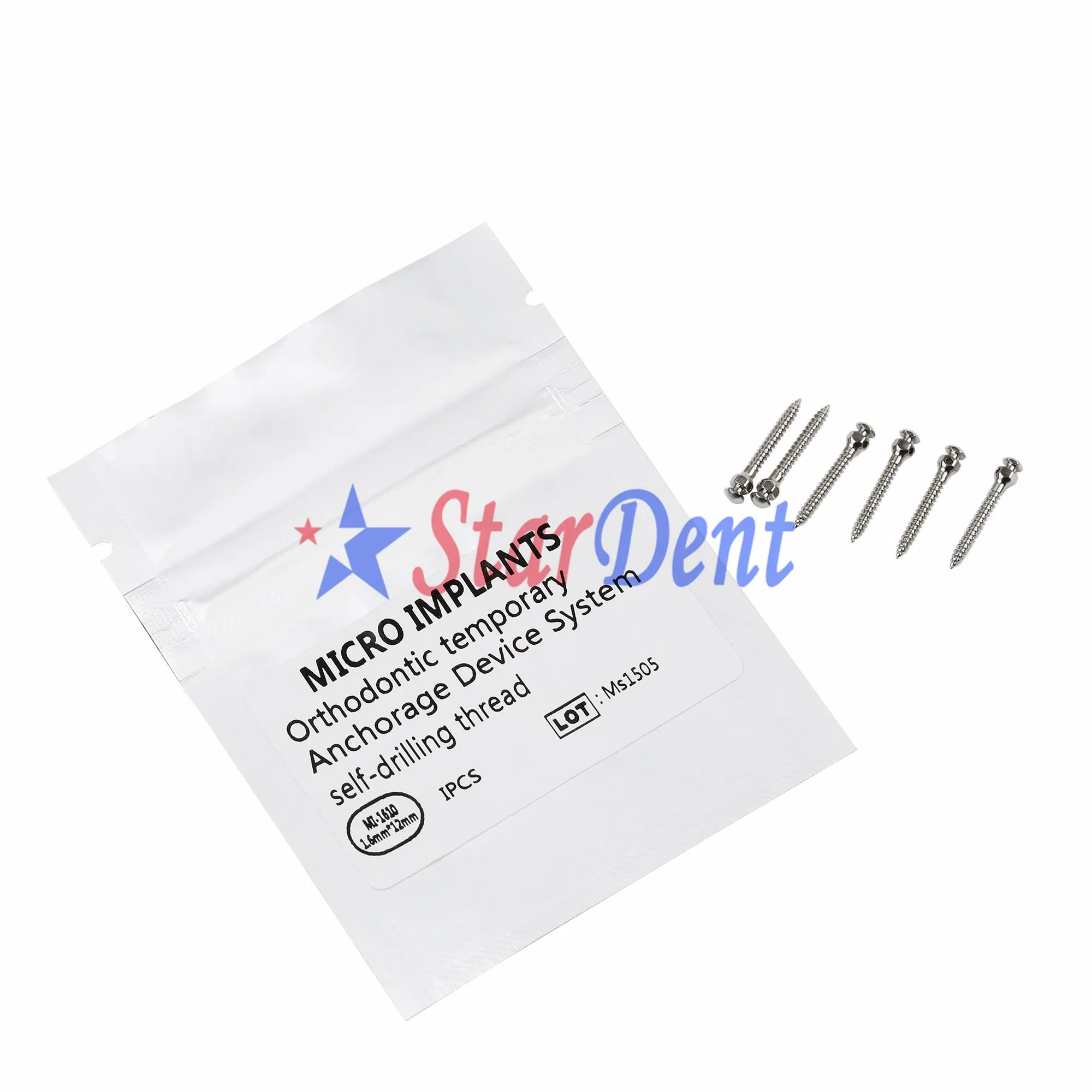 Dental Mini Screws Implant Orthodontic Titanium Micro Implant Screw Dental Materials