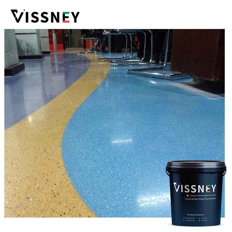 Glossy House Paint Epoxy Floor Coating Self Leveling Flooring Custom Color Commercial-Grade